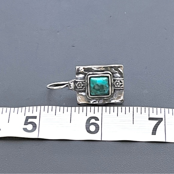 🔴SOLD🔴 Shablool Didae sterling silver turquoise earrings - Picture 6 of 7